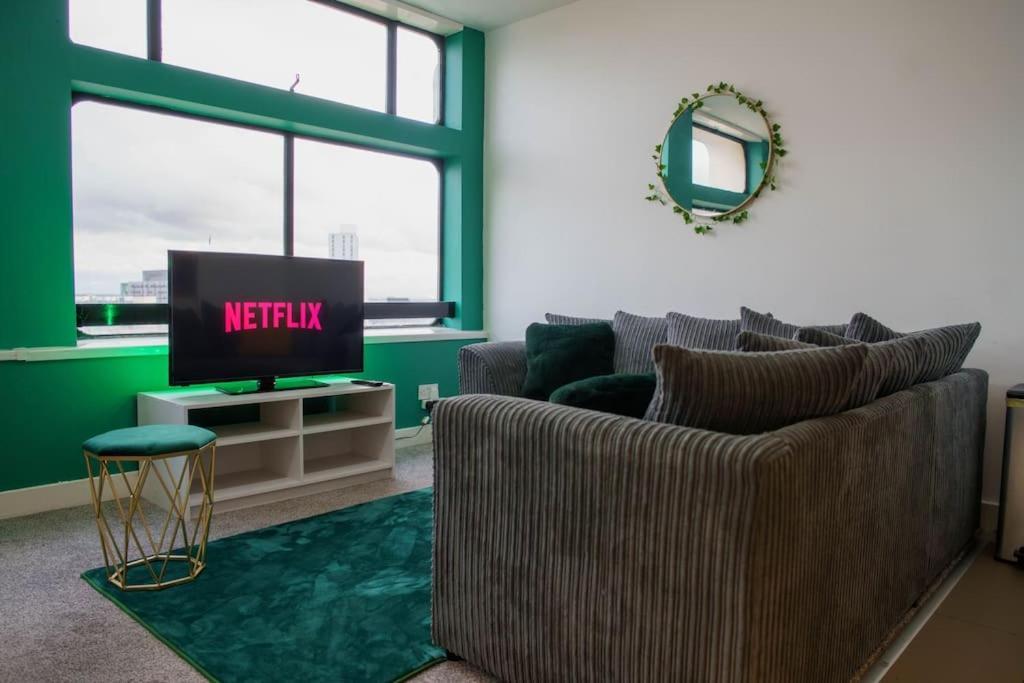 Manchester City Centre Apartment, Skyline View 외부 사진